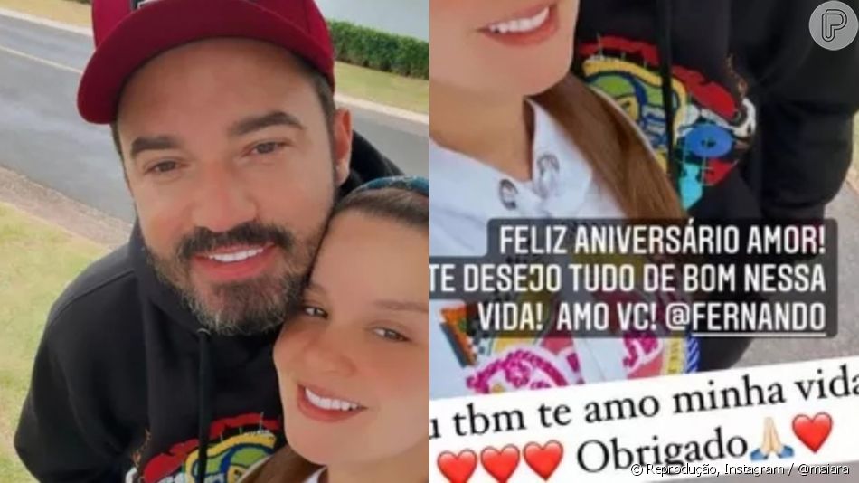 Maiara e Fernando Zor trocam mensagens de amor pela primeira vez após retomarem relacionamento