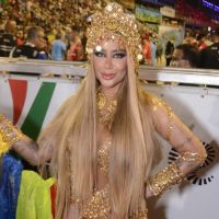 Rafaella Santos usa look de cigana no Salgueiro e reage às críticas por samba: 'Não nasci sabendo'