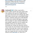 Maira Cardi ameaçou Bruna Marquezine ao responder uma postagem do instagram 'Boxixou'