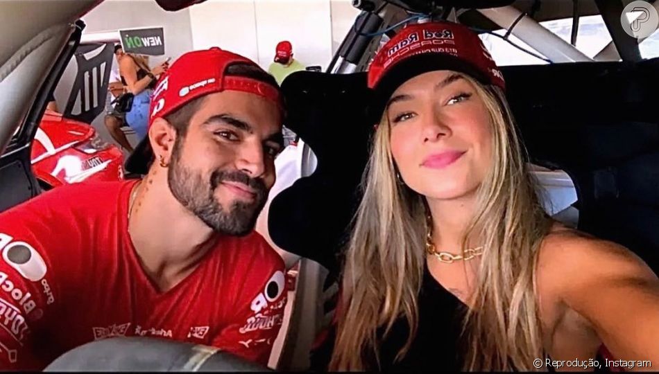 Caio Castro e Daiane de Paula engataram o romance em fevereiro de 2022