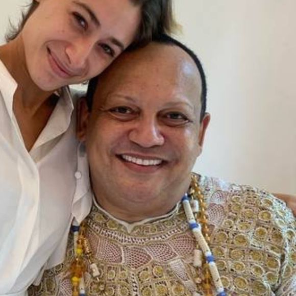 Luisa Arraes e Pai Celinho de Omolu