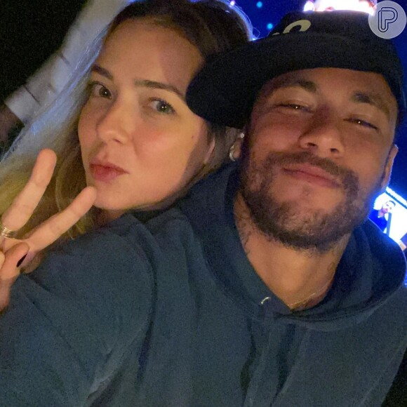 Neymar é muito amigo de Carol Dantas, mãe de seu filho, Davi Lucca