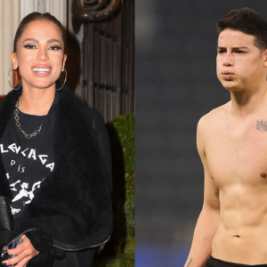 Anitta e James Rodríguez têm se encontrado após inúmeros flertes no passado. As informações são da colunista Fábia Oliveira, do Em OFF