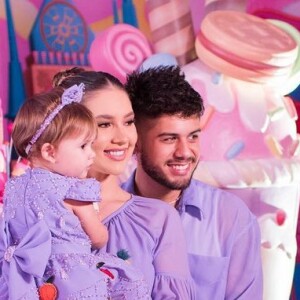 Virgínia Fonseca e Zé Felipe fizeram festa ostentação para a filha, Maria Alice
