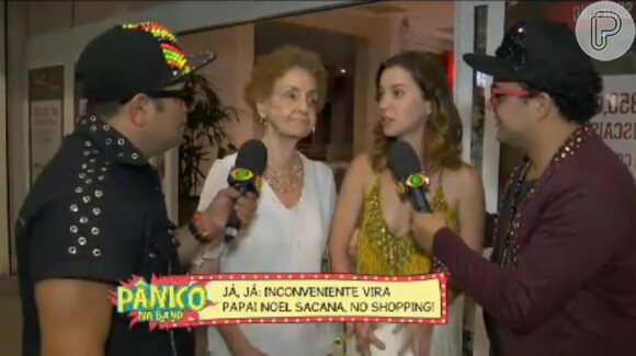 Nathalia Dill foi com a avó ao show de Roberto Carlos