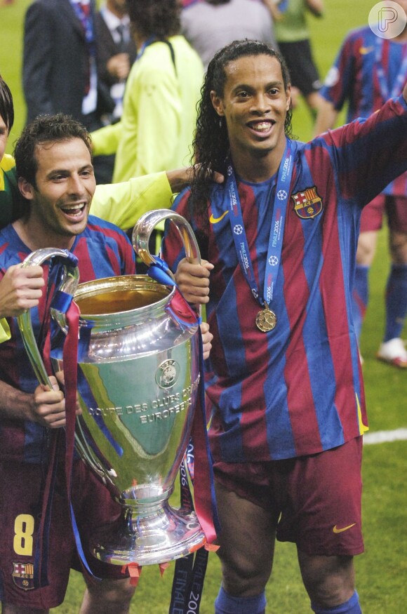 No clube Barcelona, Ronaldinho atingiu o auge da carreira