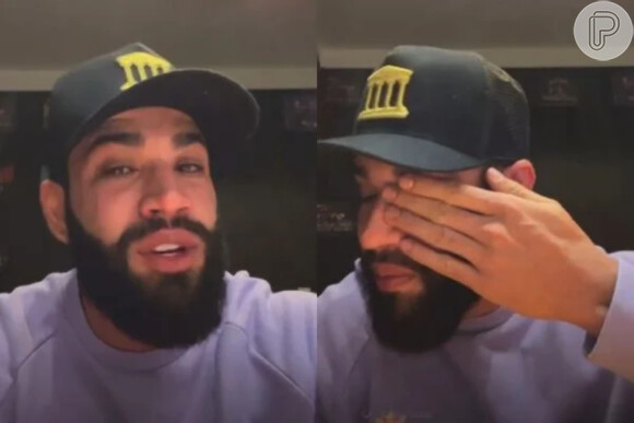 Gusttavo Lima chegou a chorar em uma live após a polêmica com Anitta