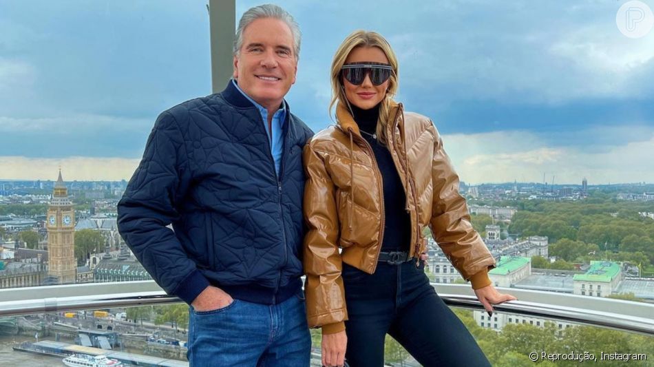 Ana Paula Siebert falou sobre medo de que Roberto Justus a troque por uma mulher mais nova