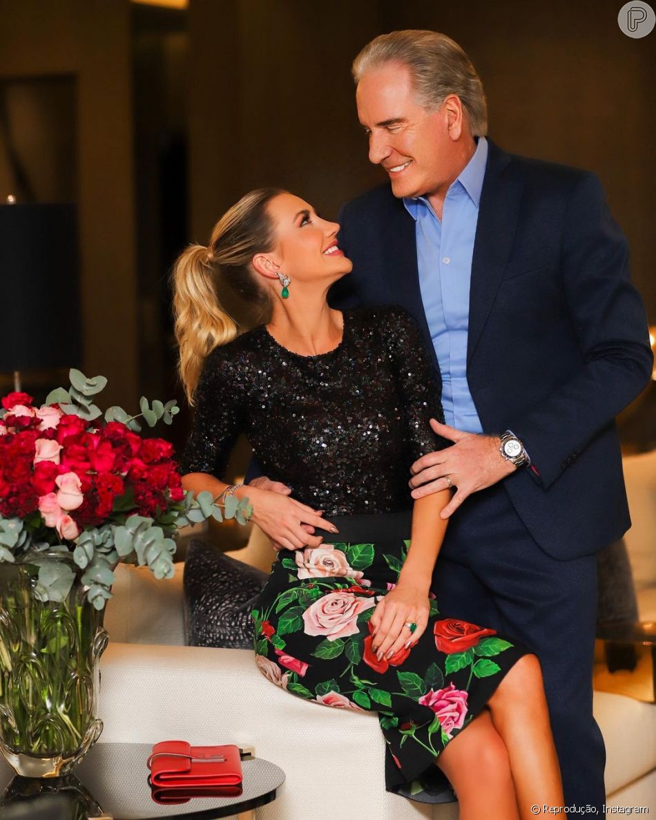 Ana Paula Siebert e Roberto Justus estão juntos desde 2015