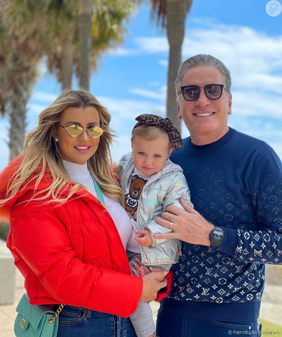 Ana Paula é mãe de Vicky, de 2 anos, fruto do casamento com Roberto Justus