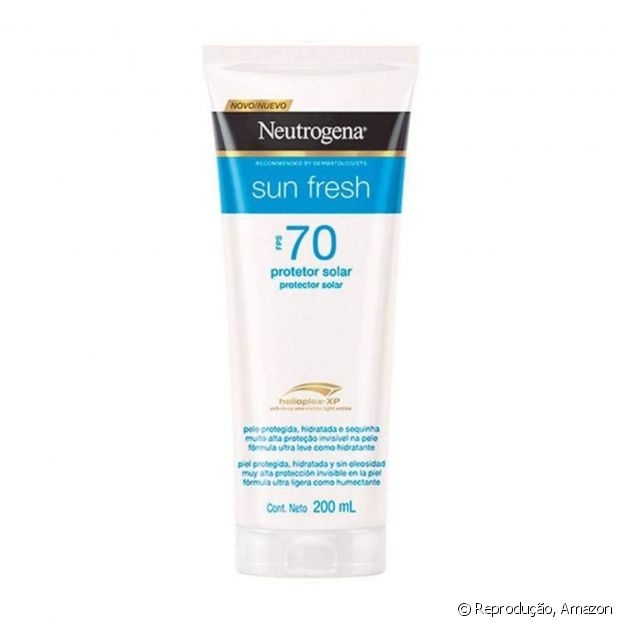 Protetor solar Sun Fresh FPS 70, Neutrogena
