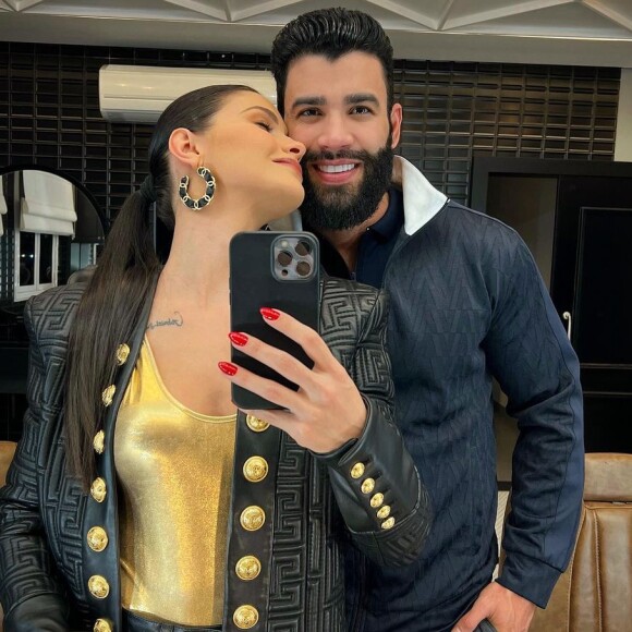 Andressa Suita recebeu recado picante de Gusttavo Lima após Dia dos Namorados separada do marido