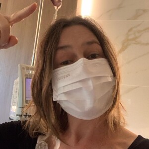 Susana Naspolini recebeu nova transfusão de sangue ao tratar câncer na bacia