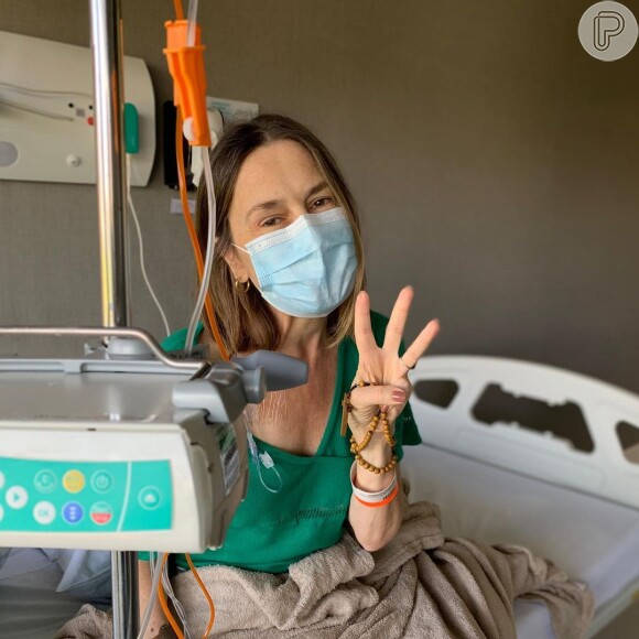Susana Naspolini recebeu mensagens de fãs e amigos em nova etapa do tratamento contra o câncer