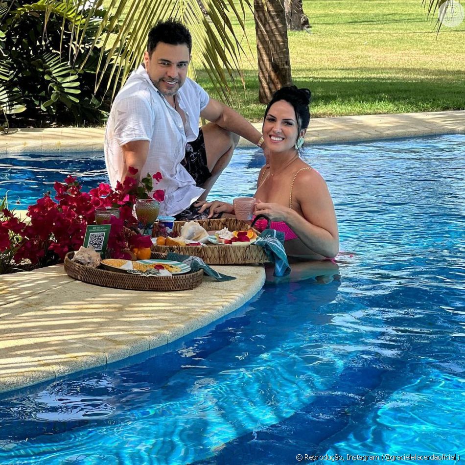 Zezé Di Camargo reclamou de insônia com Graciele Lacerda: 'Eu custo dormir, tenho problema de insônia, a hora que eu durmo, ela me acorda pra ver sol. P*ta que pariu'