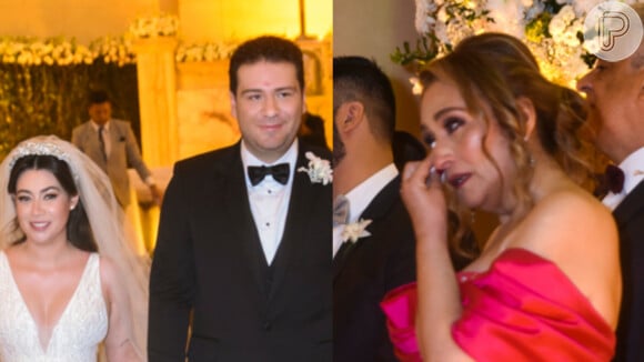 Casamento do filho emocionou Sonia Abrão em 25 de junho de 2022