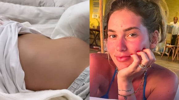 Com contração, Virgínia Fonseca mostra barriga de gravidez com formato diferente. Foto!