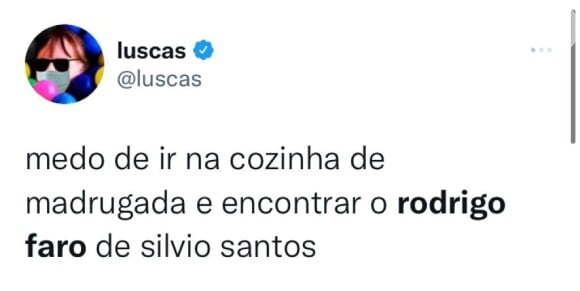 Rodrigo Faro foi alvo de memes, piadas e comparações após caracterização como Silvio Santos vir à tona