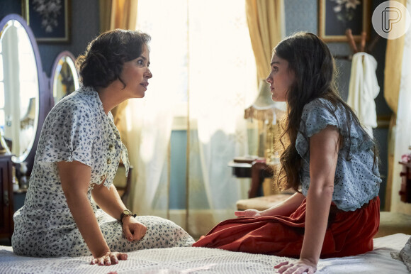Heloísa revela a Violeta, que Olívia é filha de Matias, na reta final da novela 'Além da Ilusão'