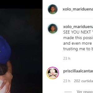No Instagram, Xolo fez uma homenagem ao diretor do filme