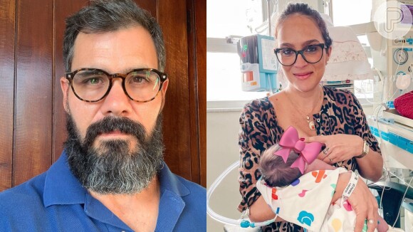 Juliano Cazarré relembra cirurgia de risco da filha