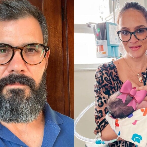 Juliano Cazarré relembra cirurgia de risco da filha