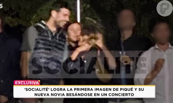 Gerard Piqué com a nova namorada: o casal não se intimidou com as câmeras e as fotos rodaram veículos do mundo todo