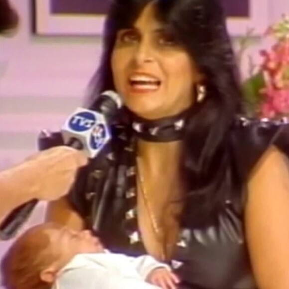 O segundo filho de Gretchen é discreto e não existem fotos atuais do rapaz, que se chama Décio Nascimento Jr