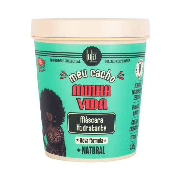 A máscara hidratante para cabelo 'Meu Cacho Minha Vida', da Lola Cosmetics, foi pensada para quem tem cabelo cacheado