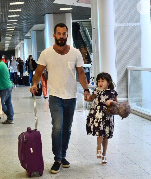 Malvino Salvador também é pai de Sofia, de 5 anos, fruto do relacionamento com a modelo Ana Ceolin
