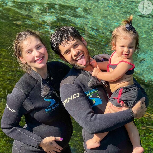 O momento foi compartilhado nas redes sociais por Virginia Fonseca e Zé Felipe durante uma viagem em família  
 