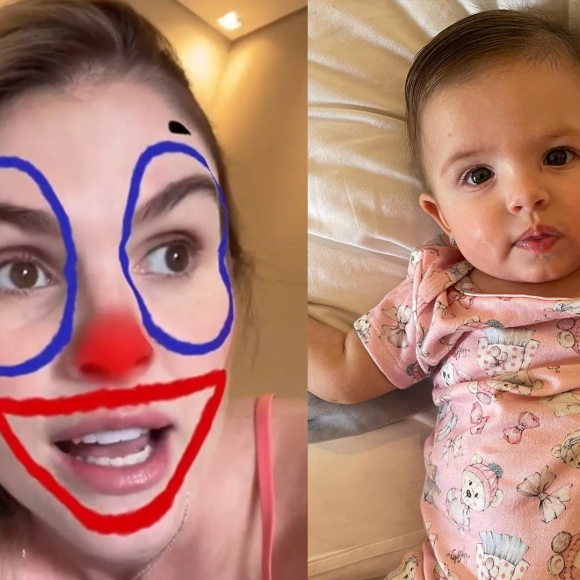 Bárbara Evans causou burburinho no Instagram nesta terça-feira (13) ao fazer um comentário sobre a filha, Ayla