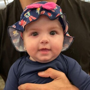 Filha de Bárbara Evans, Ayla tem 5 meses 