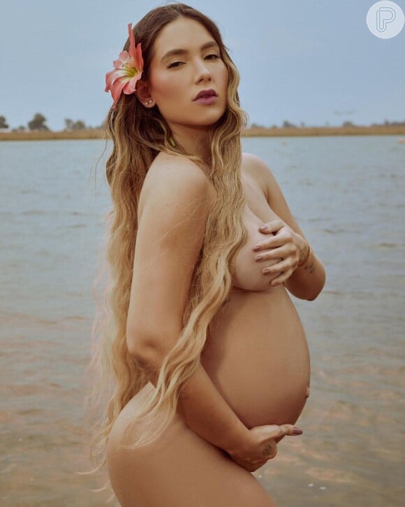 Virginia Fonseca está grávida de oito meses