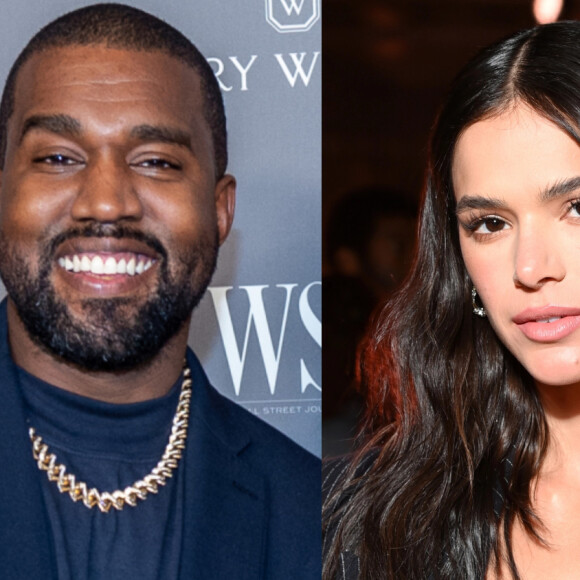 Bruna Marquezine encontrou Kanye West em desfile e ganhou elogio do rapper