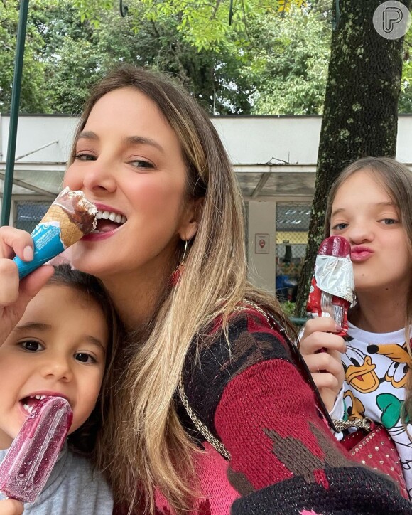 Ticiane Pinheiro é mãe de Rafaella Justus, de 13 anos, e Manuella, de 3