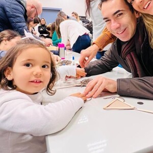 Manuella é fruto do casamento de Ticiane Pinheiro com Cesar Tralli