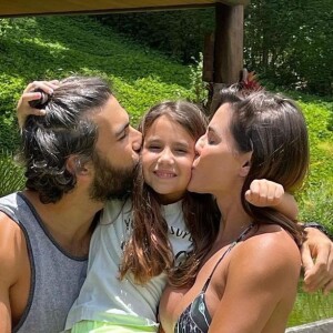 Deborah Secco e Hugo Moura se chocaram quando Maria Flor sugeriu a separação dos pais