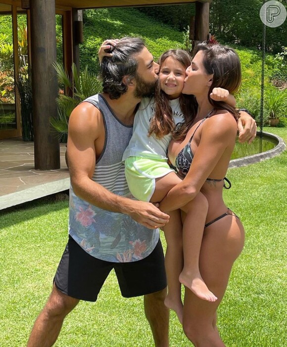 Deborah Secco e Hugo Moura se chocaram quando Maria Flor sugeriu a separação dos pais