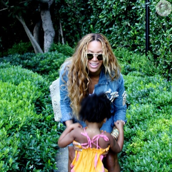 Beyoncé é sempre muito cuidadosa com Blue Ivy