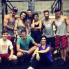 Giovanna Antonelli treina o CrossFit na academia Posto 9 com o personal Marcos Viana