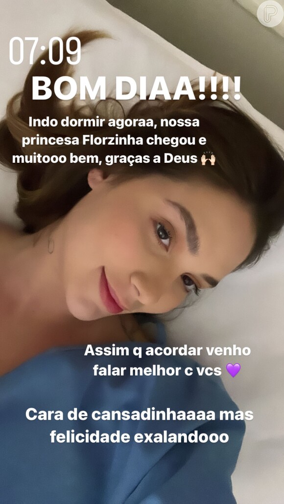 Virginia Fonseca narrou detalhes do fim de semana do nascimento da filha nas redes sociais