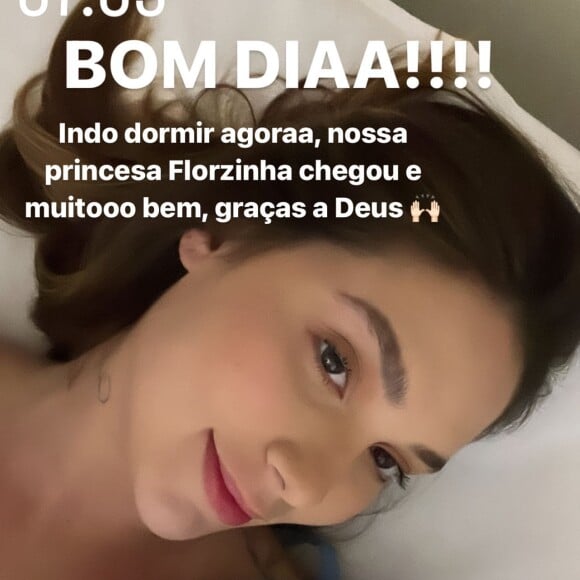 Virginia Fonseca narrou detalhes do fim de semana do nascimento da filha nas redes sociais