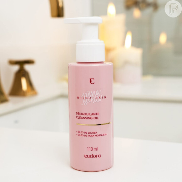 Cleansing Oil Niina Skin, de Eudora, é ideal para a limpeza da pele maquiada