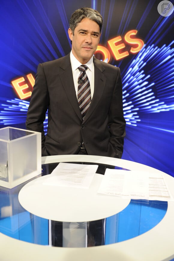 William Bonner comandou a apuração das eleições 2022 pela TV Globo