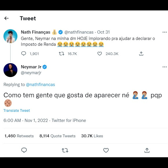 Após vitória de Lula, Neymar foi lembrado em alguns memes