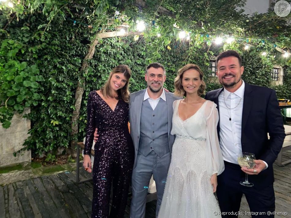 Looks dos convidados para casamento de Fernanda Rodrigues e Raoni Carneiro foram pensados para o Outono em Portugal