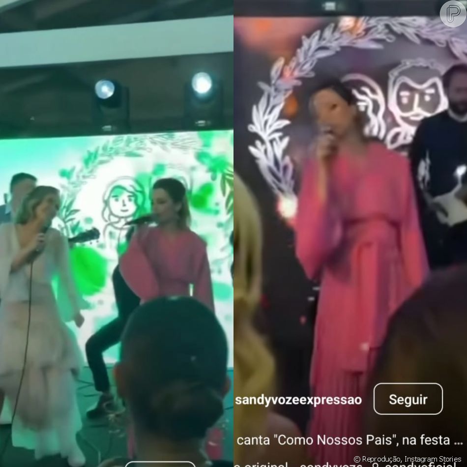 Look rosa usado por Sandy em casamento de Fernanda Rodrigues tinha um mood oriental