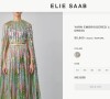 O vestido usado por Marina Ruy Barbosa está esgotado no site da grife Elie Saab