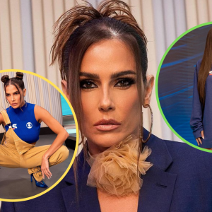 Deborah Secco tem causado burburinho com os looks que utiliza durante o 'Tá Na Copa', do SporTV